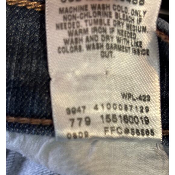 Levis 515 Jeans Womens 10 Short Boot Cut Mid Rise Light Wash Denim Stretch 33x28 - Picture 6 of 10